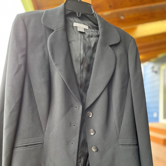 Ann Taylor blazer black size 10 lined - Picture 1 of 5